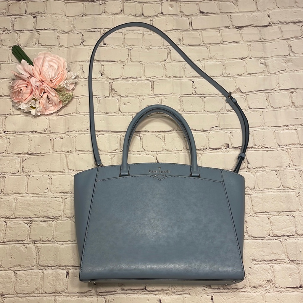Nwot Kate Spade Periwinkle Blue Medium Satchel
